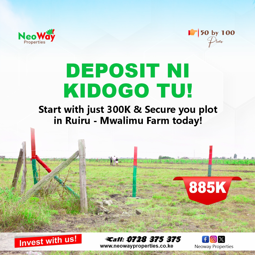 Kenya property buyers reviewing flexible payment plan documents for land purchase with calculator and contract papers